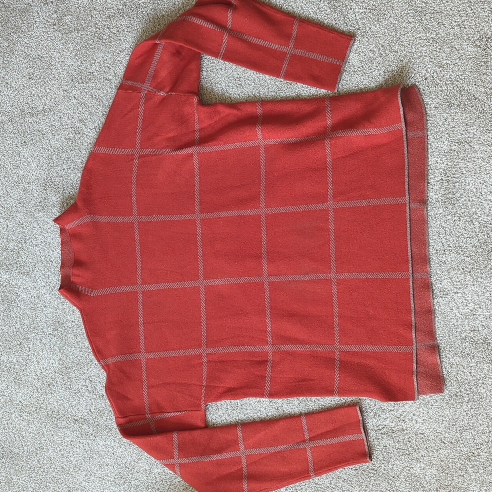 Max Studio Heavy Orange Sweater